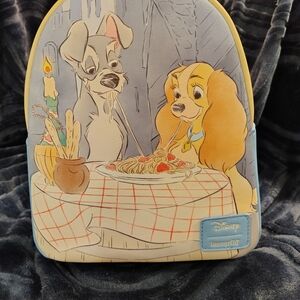 Loungefly Disney Lady and the Tramp Backpack - Blue and Cream
